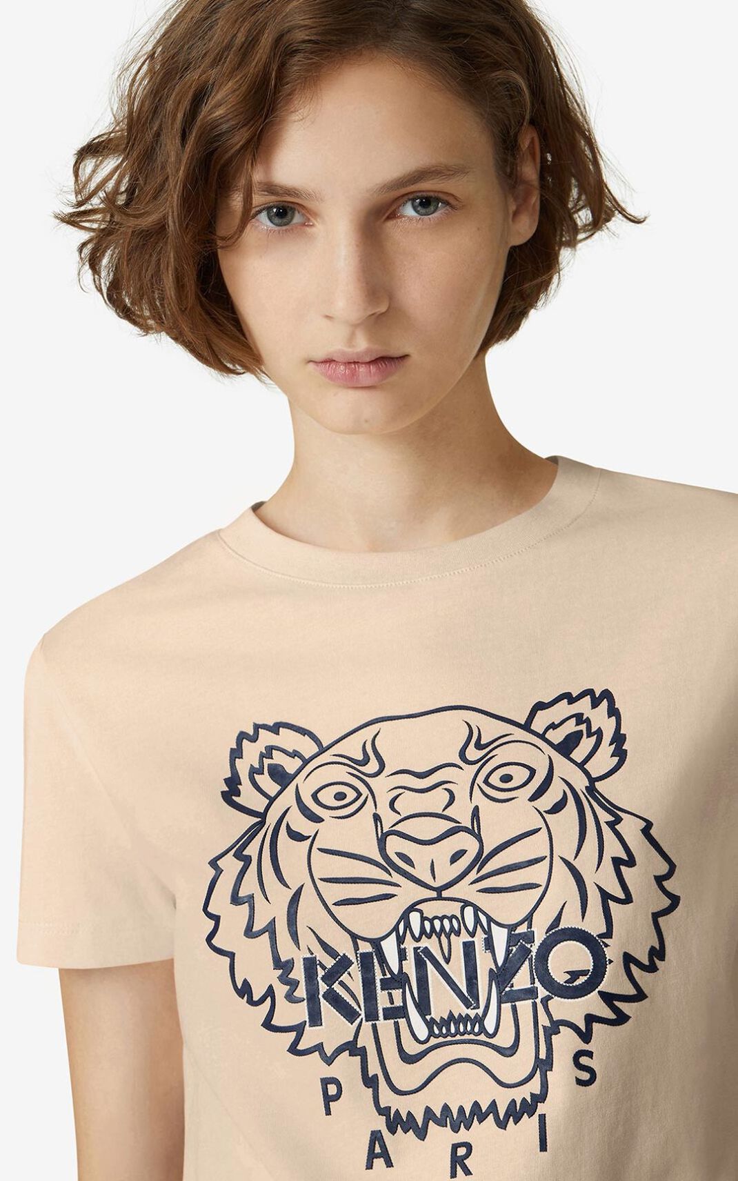 Kenzo Tiger T-shirts Dame - Lyserød DK-799795